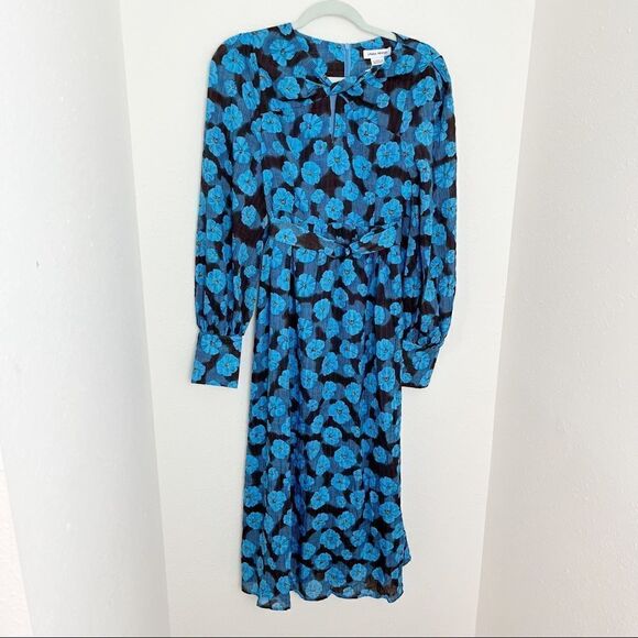 NWT ASOS Urban Revivo Puff Sleeve V-Neck Skater Dress - Picture 5 of 14